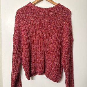 Universal Thread Women's Marled Red Sweater